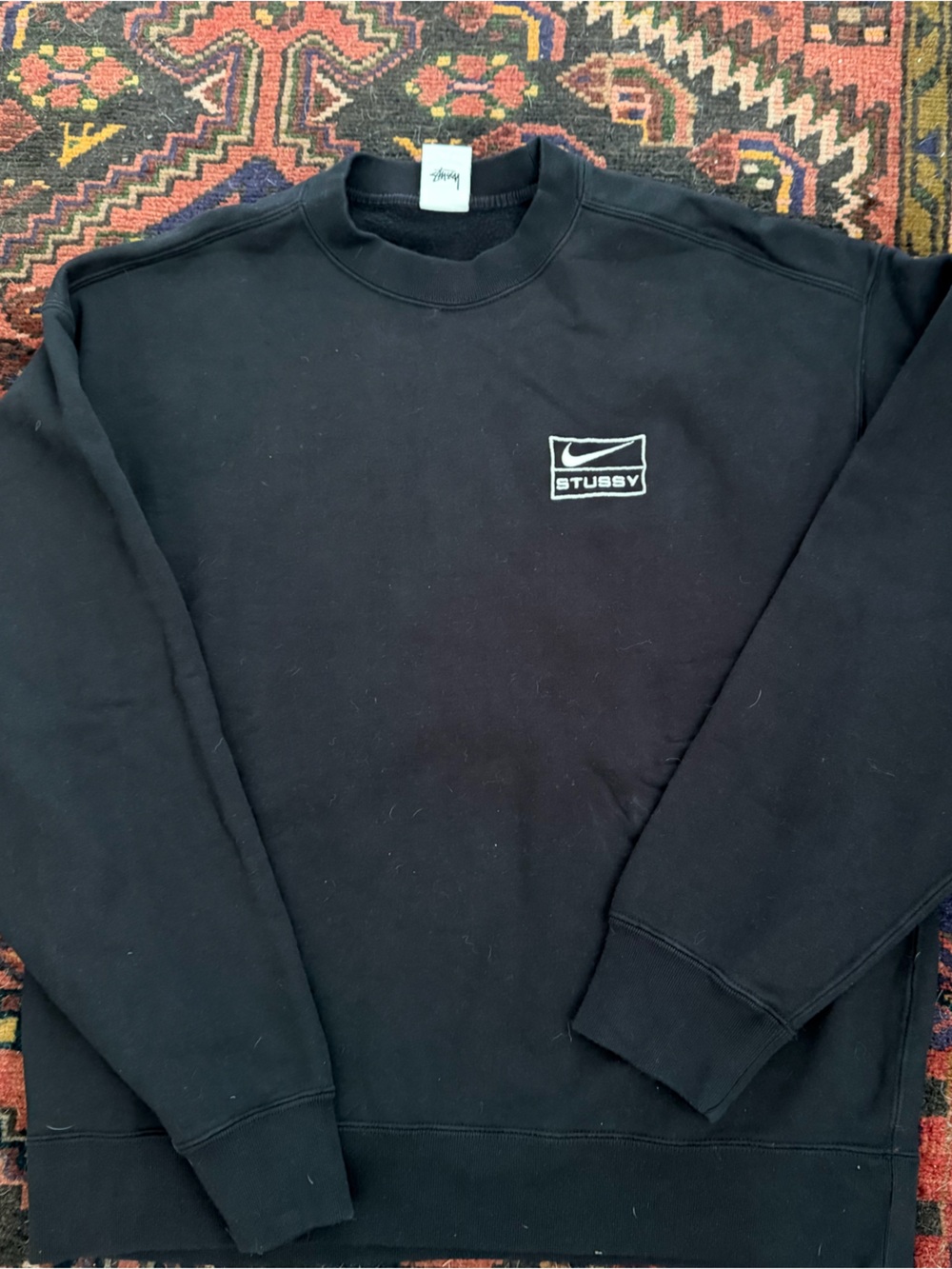 Nike x Stüssy crewneck sweatshirt
Size Medium | Black | Never worn